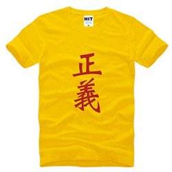 Camiseta Letras Chinas: disponible en blanca, gris, negra, roja y amarilla.