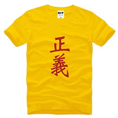 Camiseta Letras Chinas: disponible en blanca, gris, negra, roja y amarilla.