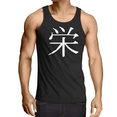 Camisetas de Tirantes para Hombre Letra China