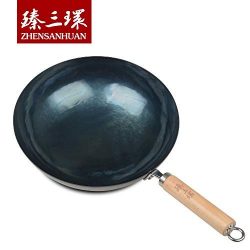 Wok Tradicional Chino de Hierro hecho a mano