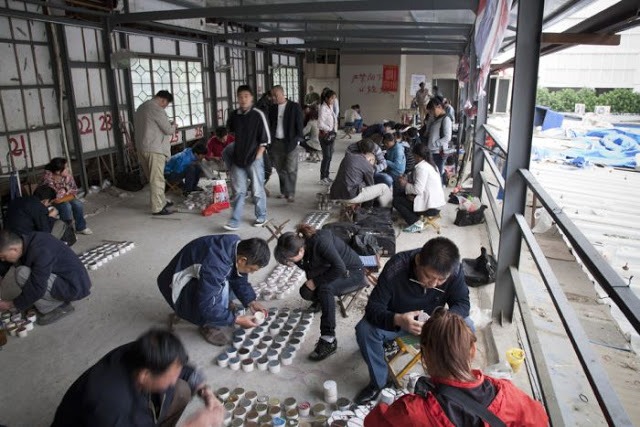 Mercado de Grillos en China
