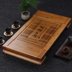 Bandeja Tradiciional China de Té Gongfu de Bambú