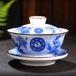 Gaiwan Porcelana Azul y Blanca - Taza de Té