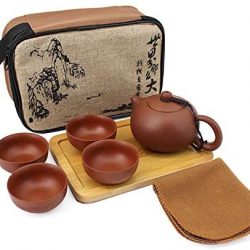 Set de Té Chino Yixing La Haute Hecho a Mano de Arcilla Morada