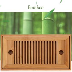 Bandeja Bambú para el Té Chino Gong Fu Cha Cerimonia del Té