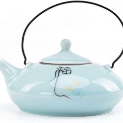 Tetera de Porcelana Celadón con filtro