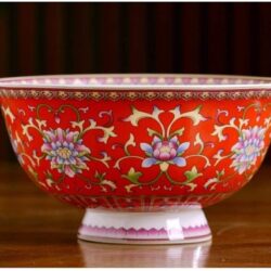 Cuenco Ensalada de Porcelana China Jingdezhen