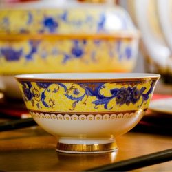 Cuenco Sopa Estilo Chino, Porcelana de Alta Calidad