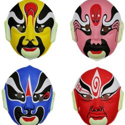 4 Máscaras Chinas para Disfraz