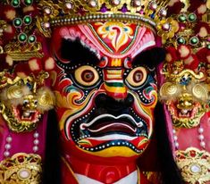 Máscara Deidad China