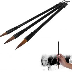 Set 3 Pinceles Caligrafía China o Japonesa Principiantes