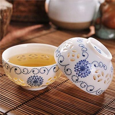 Exquisito Juego de Té de Porcelana China: Tetera + 2 Tazas - Imagen 3