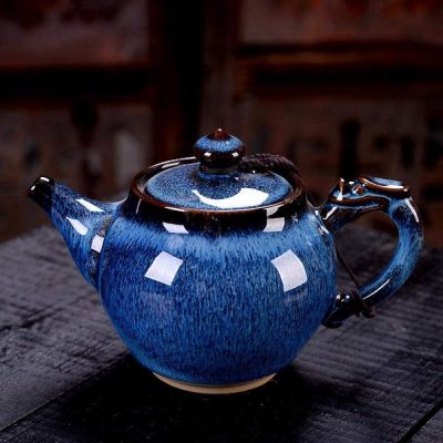 Tetera de Porcelana China Esmaltada