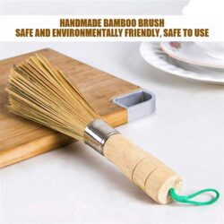 Cepillo de Wok de Bambú Natural
