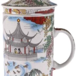 Taza de Porcelana China con Filtro