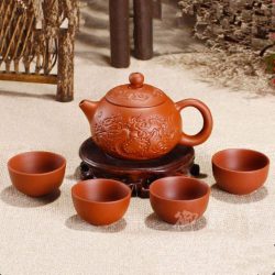 Juego de Té YIxing de tetera de dragón - 5 piezas