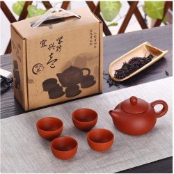 Mini Juego de Té Yixing de Arcilla Púrpura