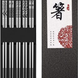 Palillos Chinos Acero Inoxidable