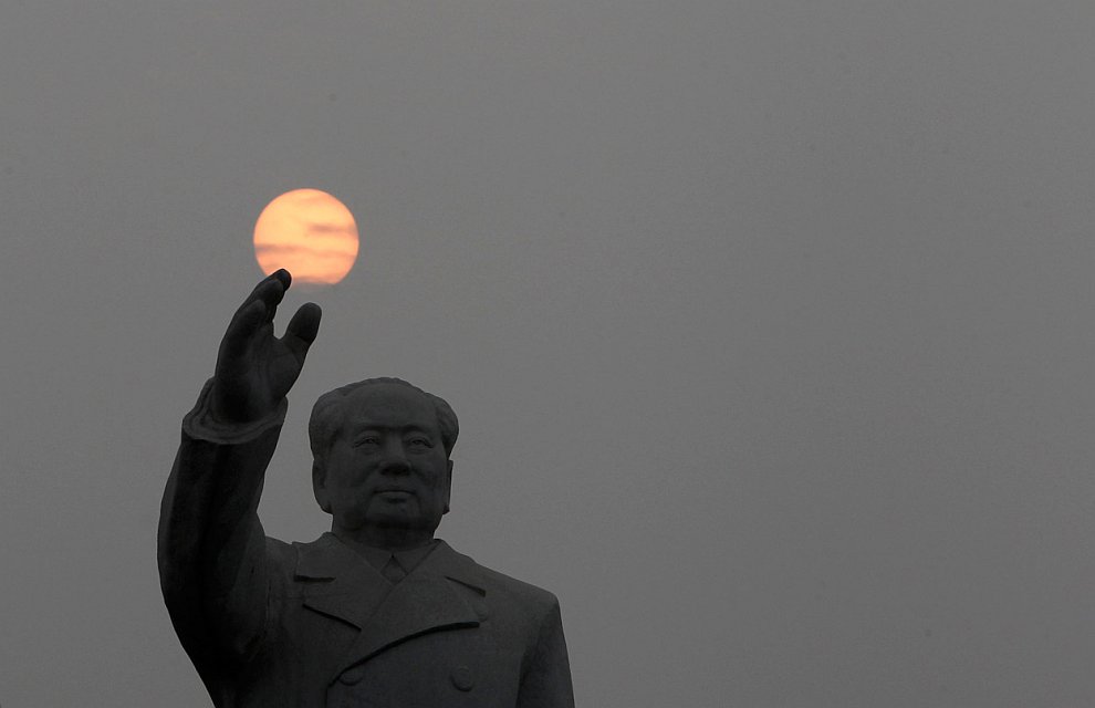 Estatua de Mao Zedong en Nanjie Cun