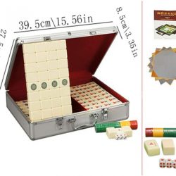 FOEIII Mahjong Juego De Mahjong Chino Quality Mahjong aporta un Nuevo Nivel  de Elegancia a tu Juego American Mahjong ( Color : Red , Size : 42# ) :  : Juguetes y juegos