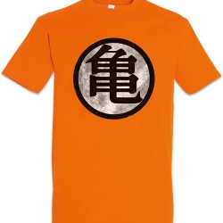 Camiseta con Estampado de Letra China Hombre