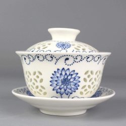 Gaiwan de Porcelana China Pintado a Mano