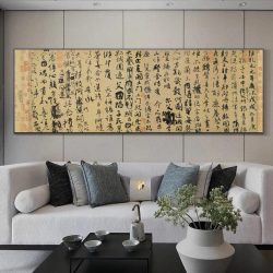 Impresión en Lienzo Caligrafía China Tradicional