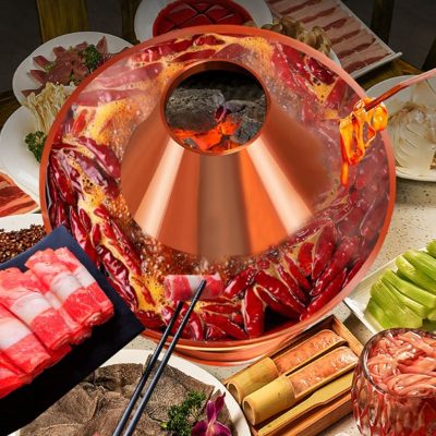 Hot Pot Old Beijing de Cobre - Imagen 3