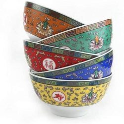 Cuencos Chinos de Porcelana