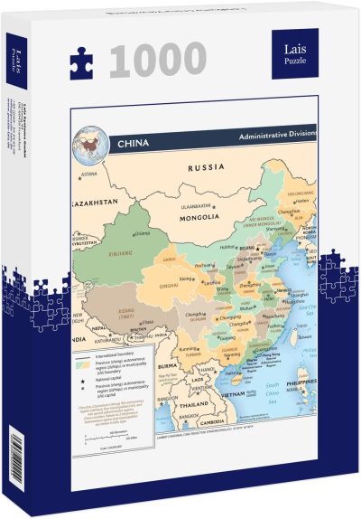 Puzzle Mapa de China 1.000 piezas