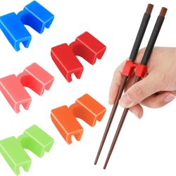 5 Piezas Reutilizables para Prinicipiantes en el uso de los Palillos Chinos