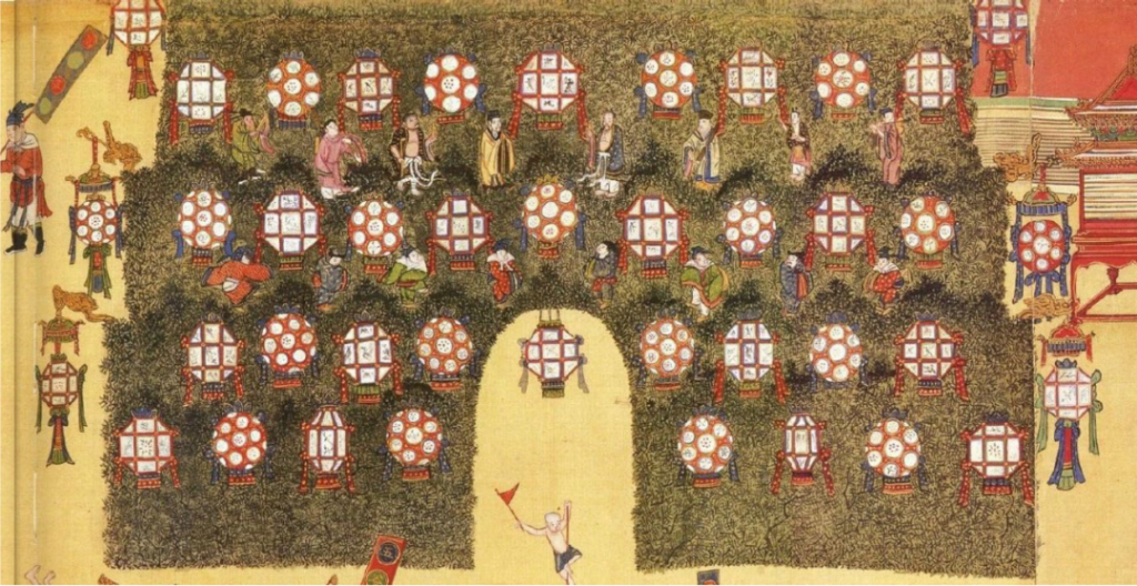 Festival de los Faroles en la corte del emperador Xianzong (1485)
