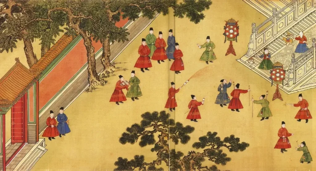 Festival de los Faroles en la corte del emperador Xianzong (1485)