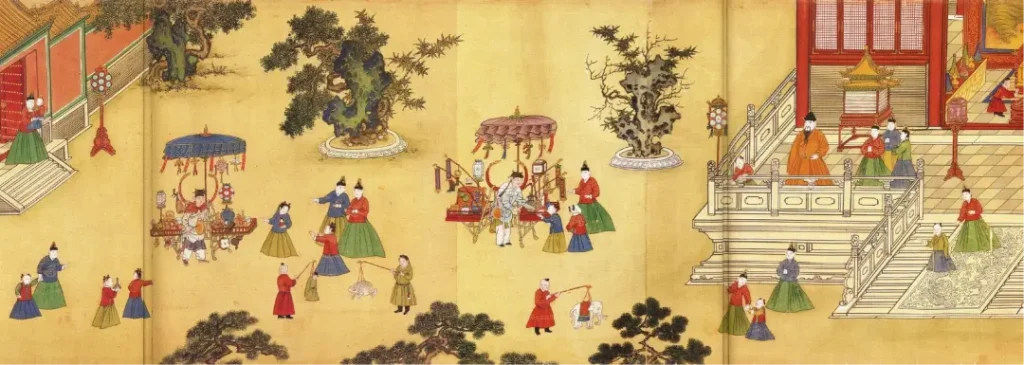 Festival de los Faroles en la corte del emperador Xianzong (1485)