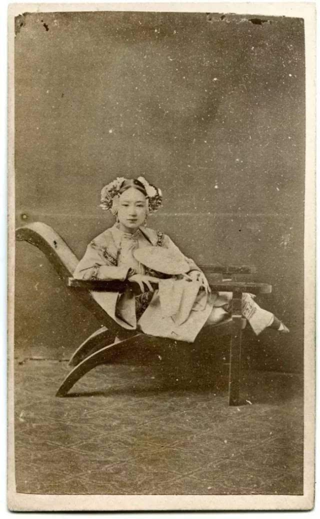 prostituta a finales de la dinastía Qing