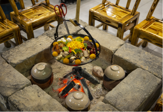 La Olla Colgante de Jinzhai provincia de Anhui
