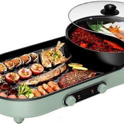 Parrilla para Hot Pot Eléctrcia - Doble Control de Temperatura