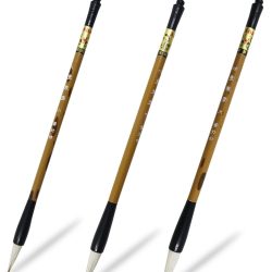 juego de pinceles de caligrafía china 3 tamaños